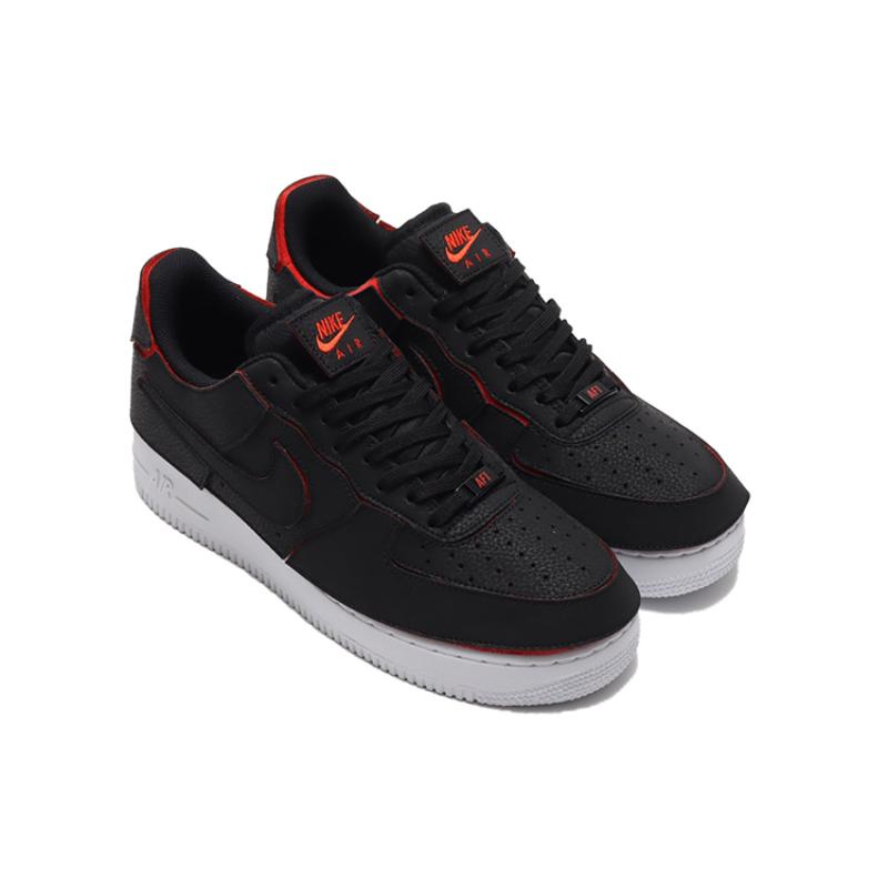 Nike Air Force 1 Low 1/1 Black Chile Red Sneakers DD2429-001