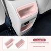 For Geely EX2 Car Rear Ventilation Anti Kick Storage Compartment Silicone Anti Dirt Box for Rear Seats Car Interior Accessories