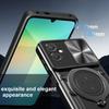 For Samsung Galaxy A06 5G Case TPU + PC Phone Cover with Kickstand , Slide Lens Window
