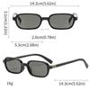 Małe kwadratowe okulary przeciwsłoneczne z soczewkami UV400, lekkie, unisex, markowe designerskie okulary przeciwsłoneczne do jazdy, na zewnątrz