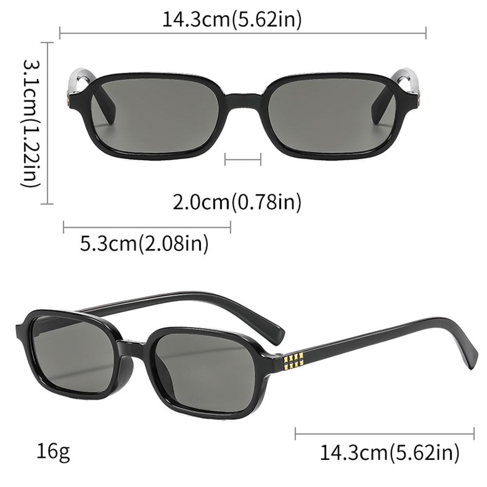 Małe kwadratowe okulary przeciwsłoneczne z soczewkami UV400, lekkie, unisex, markowe designerskie okulary przeciwsłoneczne do jazdy, na zewnątrz