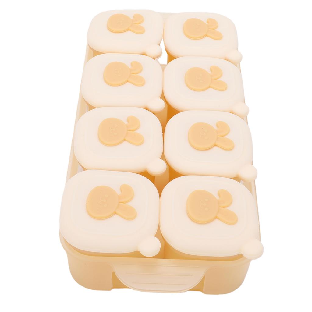 Infant Food Freezer Tray Reusable Silicone Kid Food Storage Container Ice Cube Freezer Mold for Homemade Purees