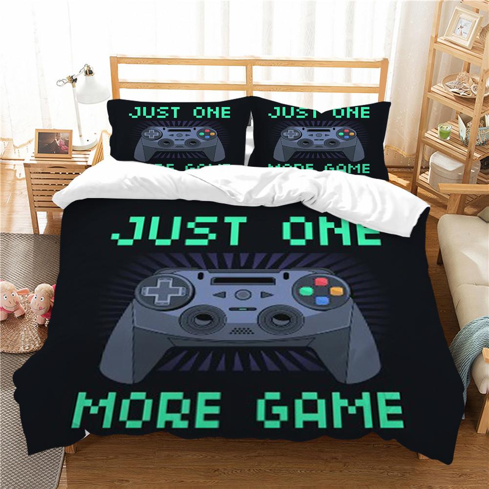 Home Bedclothes Hot Sale Kids Bedding Set Homes 3D Gamepad Design Duvet Cover Sets Pillowcase