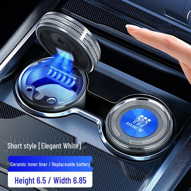 Buick-Compatible Car Ashtray for Regal, LaCrosse, Excelle, Encore, Verano, GL8, GX, Envision, and GL6.