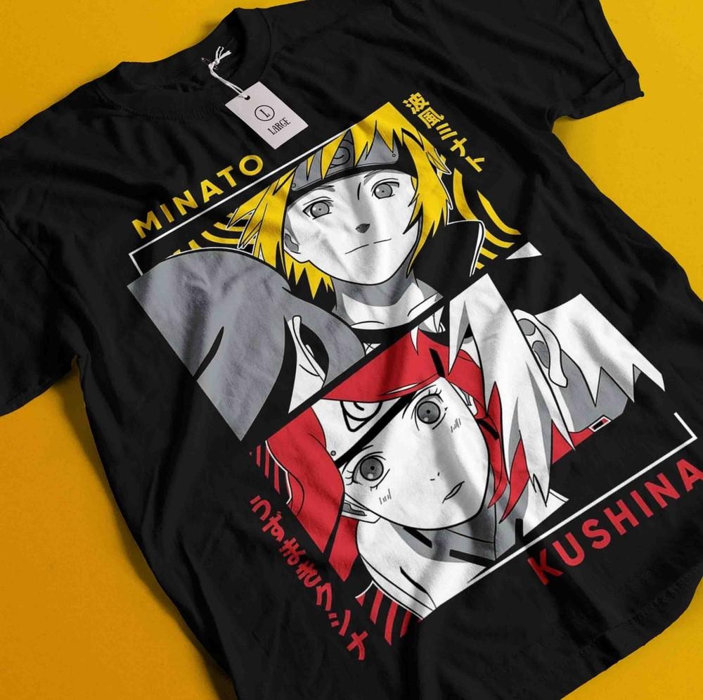 

Minato T-Shirt Naruto Tshirt Kushina Shirt Madara Kakashi Itachi Jiraya Obito M