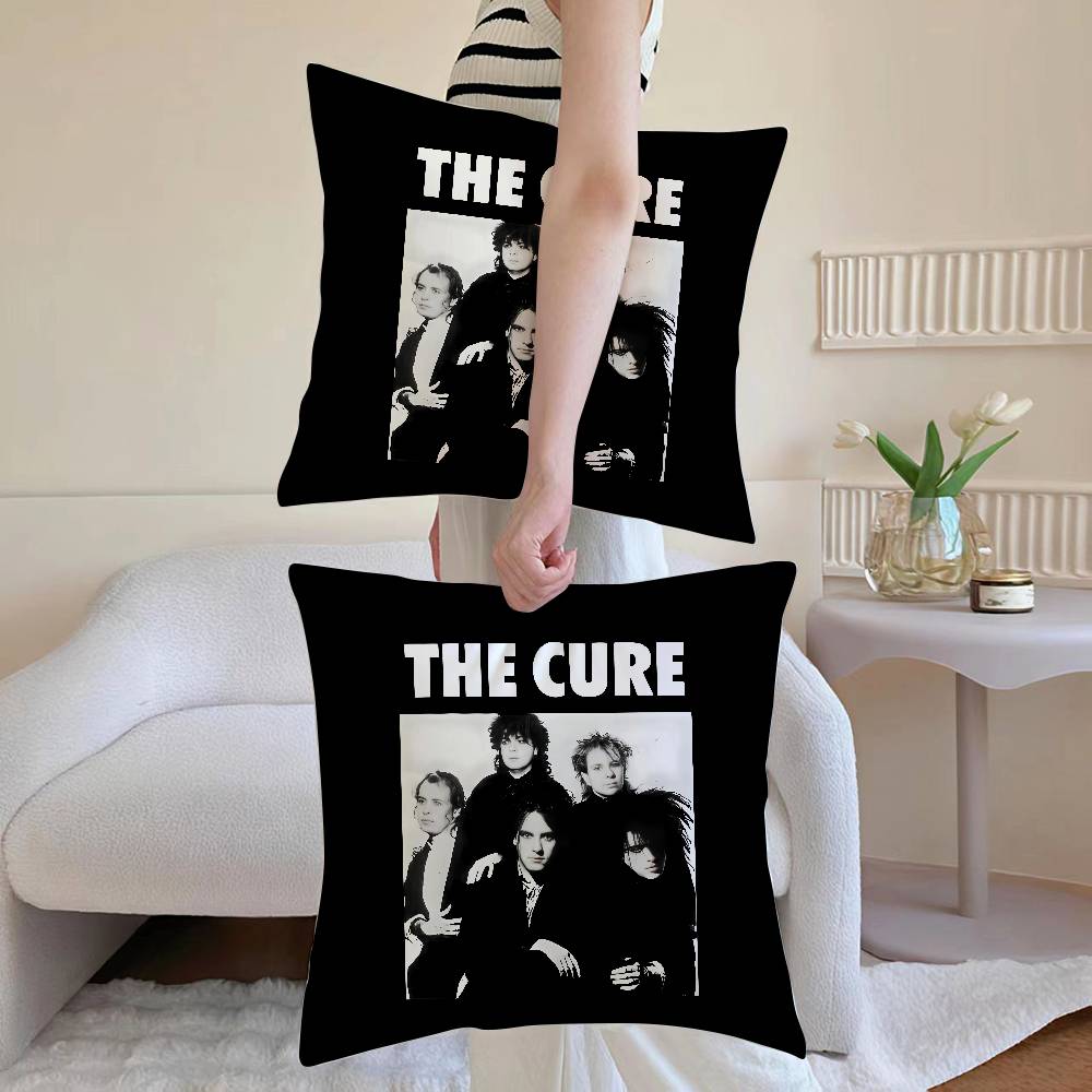Anime T-The Cure Pillow Case Sofa and Living Room Decorative Cushion Covers Dust-proof and Mite-proof Invisible Zipper