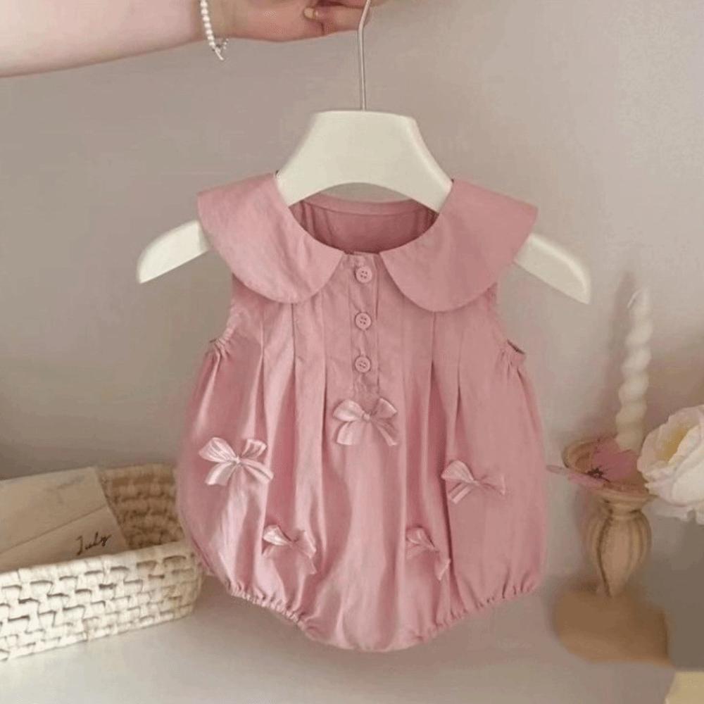 Shorts Climb Bow Baby Jumpsuit Infant Romper Bow Baby Bodysuit Cute Bow Baby Romper  Baby Girl
