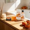 OceAura Persimmon Soap Bar for Body Odor Control Deodorant Professional Skin Cleaning Goat Milk Body Wash Persimmon Shower Gel