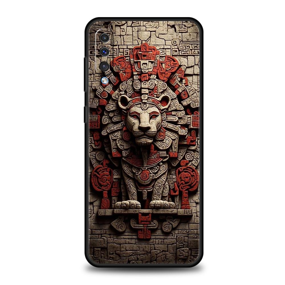 

Phone Case for Samsung Galaxy A56 A36 A26 A06 A16 A24 A36 A54 A14 A42 A22 A20 A12 A10 5G Soft TPU Shell Vintage Totem Painting Samsung A42 5G