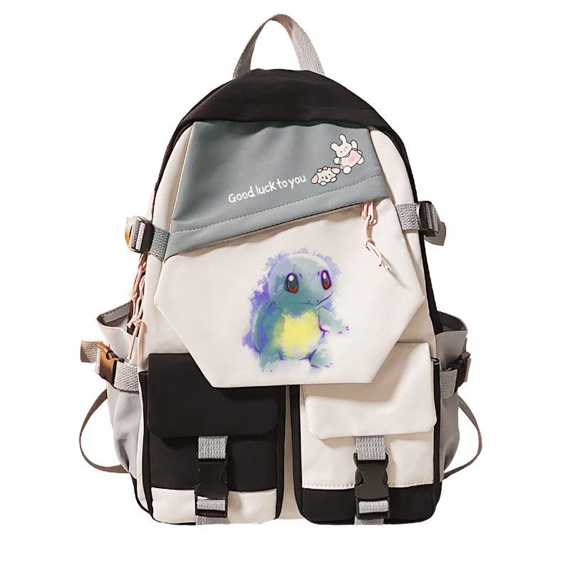 Pokemon Elf Peripheral Printed Casual Backpack Elementary and Secondary School Students Large Capacity Backpack