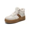 Belle Plus Velvet Warm High Top Board Shoes for Women