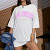 Women Oversized T Shirt Short Sleeve Street Fashion Los Angeles California USA Loose Breathable Hip Hop Streetwear Top