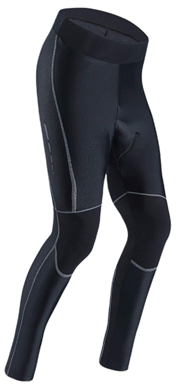 Santic Men s Padded Cycling Pants, Cycling Tights, Black, Size XXXL