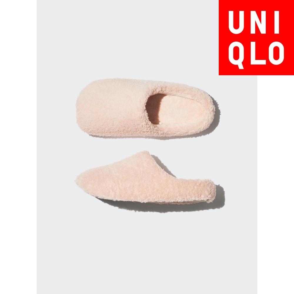 

Uniqlo ЯПОНИЯ флисовая комнатная обувь пушистая пряжа 04 GRAY/M