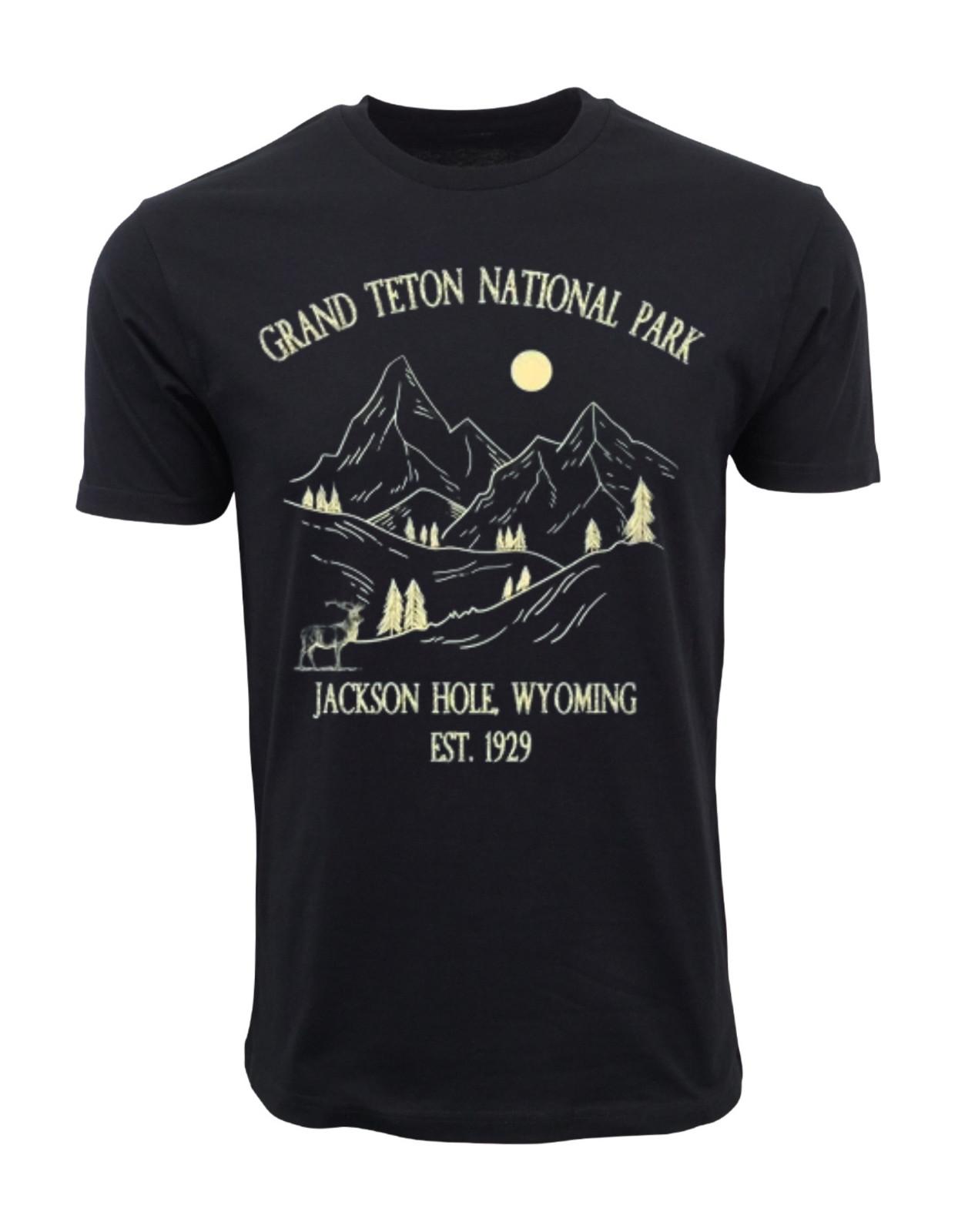 GRAND TETON NATIONAL PARK MENS T SHIRT XXL