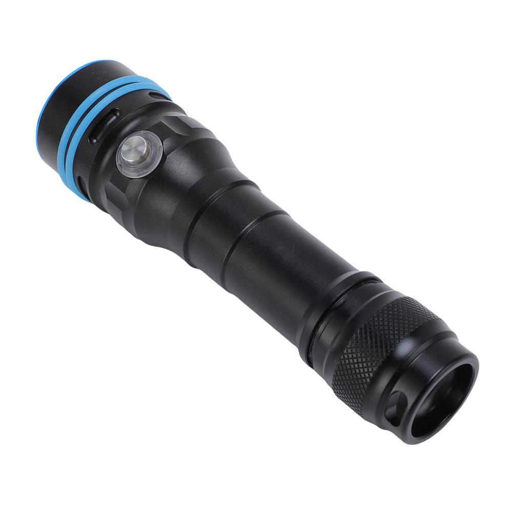 Scuba Diving Flashlight IPX8 Watertight 4 Modes 3600LM Dive Light with Power Indicator for Underwater Night Snorkeling
