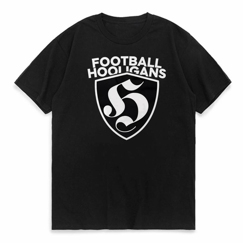

Men Football Hooligans Baju Suporter Hooligan Holigans Holigan Tshrit Fashion American Street Short Sleeves Women tee 4XL