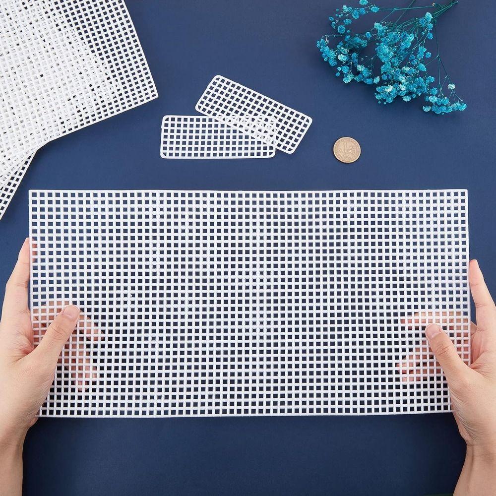 36.3x18.6CM Mesh Bag Sheets Plastic Net Cover DIY Crafting Acrylic Yarn Crafting Knit Crochet Projects for Purse Making Supplies