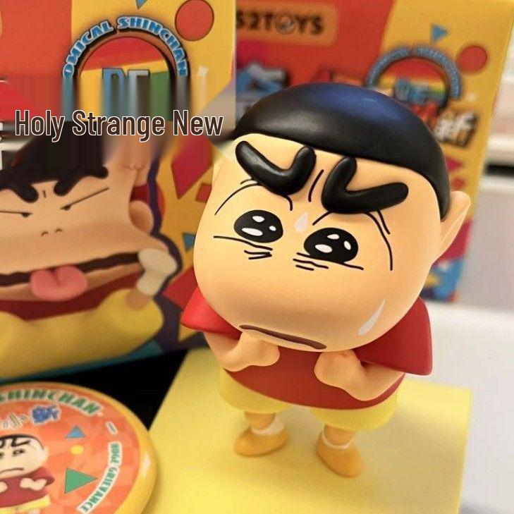 Crayon Shin-chan Blind Box Figure: Trendy Desk Ornament & Birthday Gift