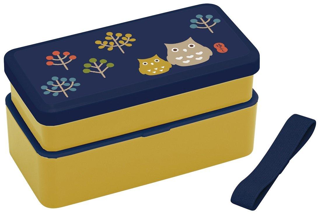 

Shokado lunch Fukufukuro LS5 2-tiered box, (lucky owl)