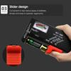 BT-168 Small Battery Tester Professional Simple Use No Battery Required High Precision Battery Checker for 1.5V 9V Button Cell Battery