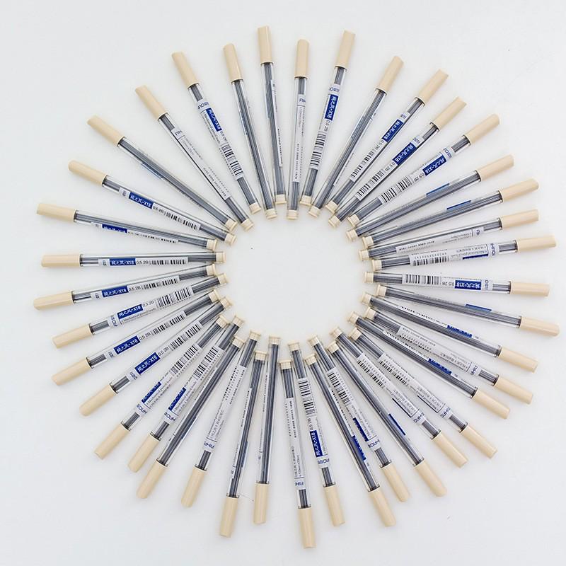 Morandi Color Transparent Mechanical Pencil 2B with Eraser for Primary Students