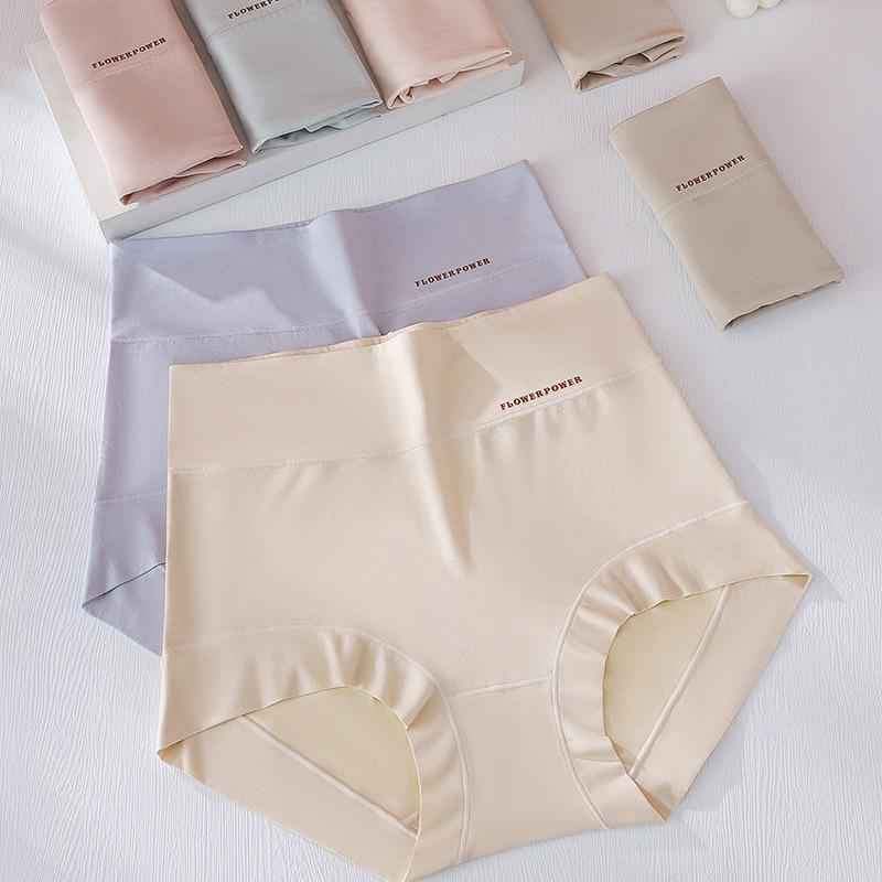 Women's Underwear Summer High Waisted Plus Size Cinched Ifted Buttocks Chubby Seamless Triane Panties