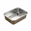 Rectangular Metal Container with Lid Easy to Clean Catering Tray Reusable Kitchenware for