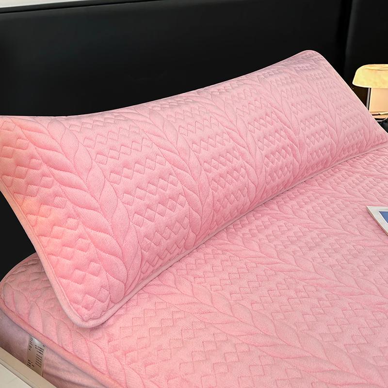 Luxe Diamant Gewatteerde Lange Kussensloop Pluche Kussensloop voor Bedhoofd van Koppels Zonder Vulling Comfortabel Beddengoed 48x120cm