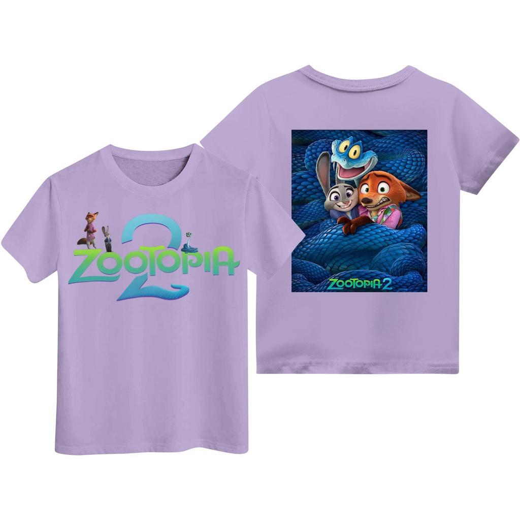 Children's Casual Fashion Cartoon Print Short-sleeved T-shirt Top
