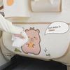 Cartoon Capibara Leather Car Seat Storage Bag - Dirt & Wear-Resistant