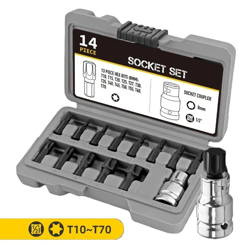 For Mechanic Work 1 2 Inch Drive Mechanical Repair Tool Set Precise Sizing Versatile Tool Kit Automotive Repair Tools