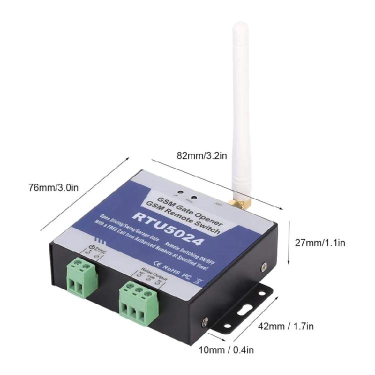 RTU5024 Upgrade GSM Gate Opener Wireless Remote Switch Relay Switch Door Opener
