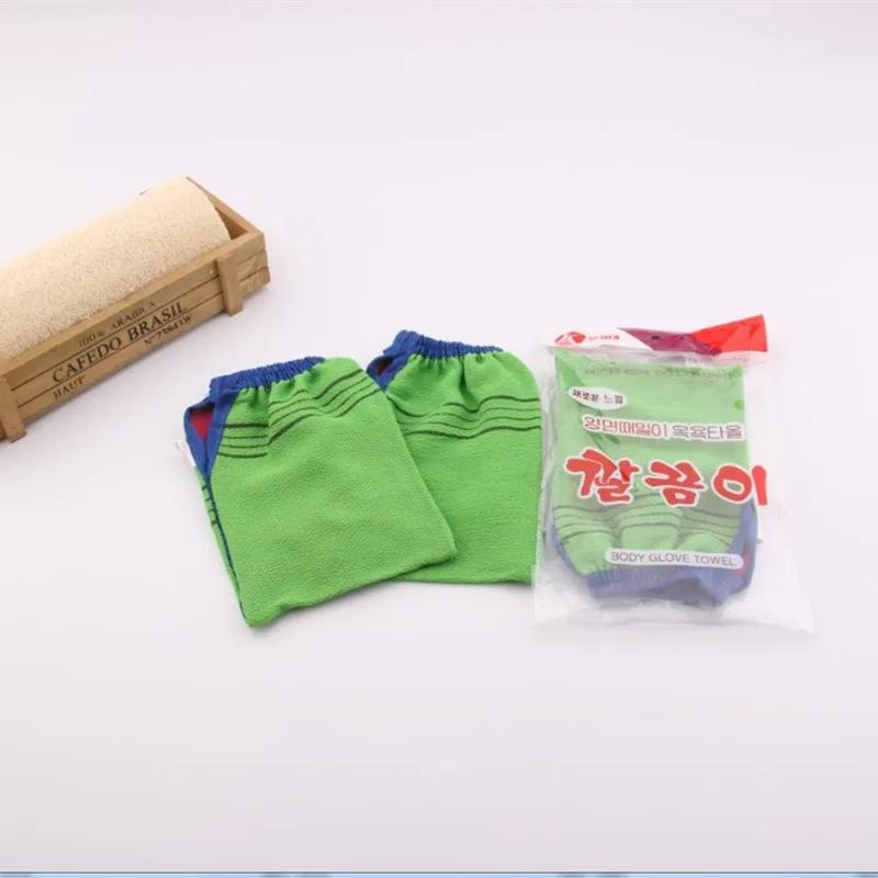 1Pcs Magic Exfoliating Gloves Korean Style Bath Gloves Exfoliating Tanning Removal Gloves Bath Shower Gloves Body Cleansing Tool
