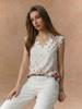 Women's Summer New Arrivals Resort Style Floral V-Neck Blouse
