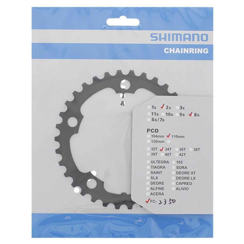 Shimano repair chainring 34T Y1M834010 parts, (black) FC-R345 FC-2350 чёрный