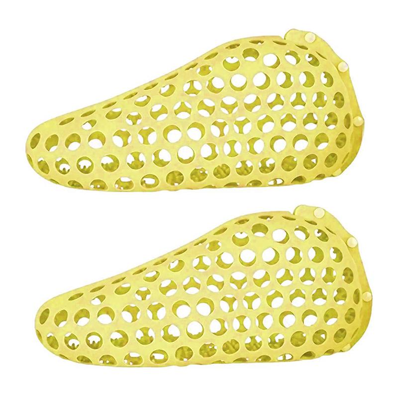 

1Pair Silicone Shoe Washing Bag Protective Multicolor Shoe Case Anti-Deformation Shoe Cover For Washing Machine жовтий