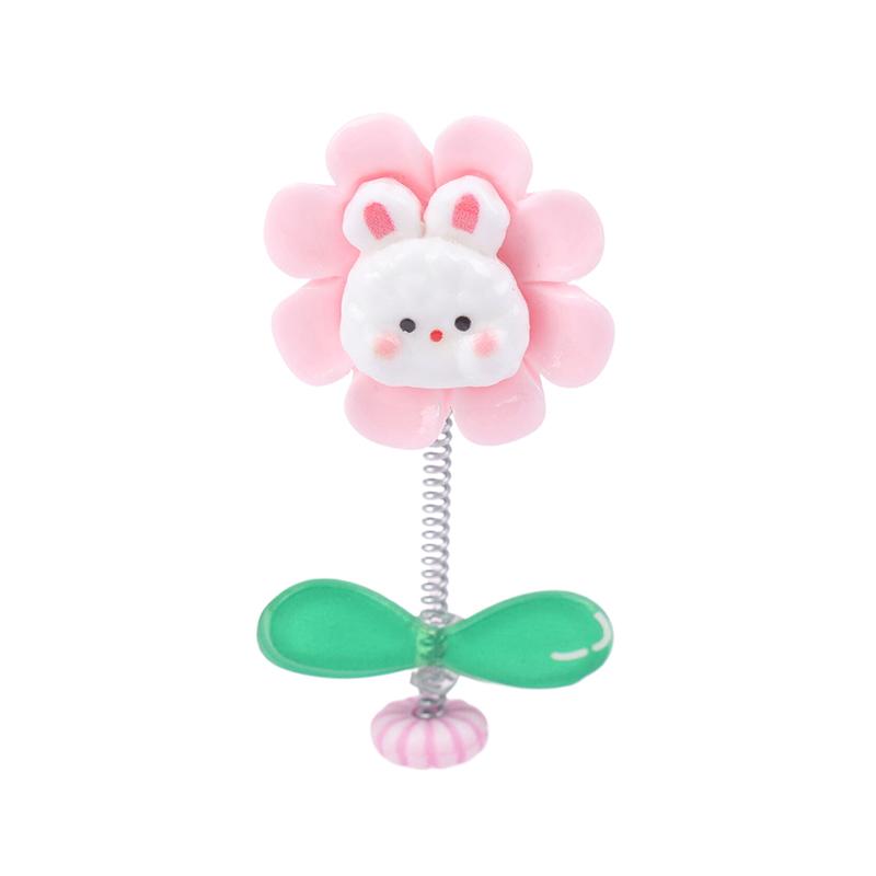 Flower Car Ornaments Car Center Console Dashboard Ornament Shake Head Flower Car Accessories