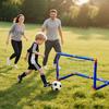 Indoor Mini Folding Football Soccer Ball Goal Post Net Set Pump Kids Sport Outdoor Home Game Toy Child Birthday Gift Plastic