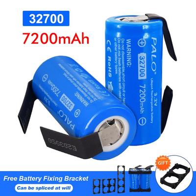 PALO 3.2V 32700 7200mAh LiFePO4 Battery 35A Continuous Discharge Maximum 55A High Power Battery 32700 Rechargeable Batteries