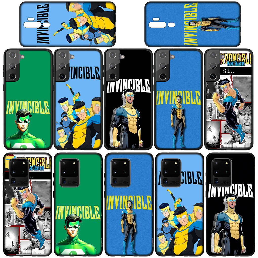 Phone Case for iPhone 17 16 15 Plus Huawei P30 P20 Lite Redmi Note 14 12 11 13 Pro Max OPPO A60 A80 A40 A18 A38 A54 Anime I-Invincibles Collage Cover