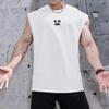 Muscleguys Sommer-T-Shirt für muskulösen Mann, ärmellos, für Fitnessstudio, Fitness, Workout, Tanktops, Bodybuilding, atmungsaktiv, locker, Basketball, Sport, Herren-Top