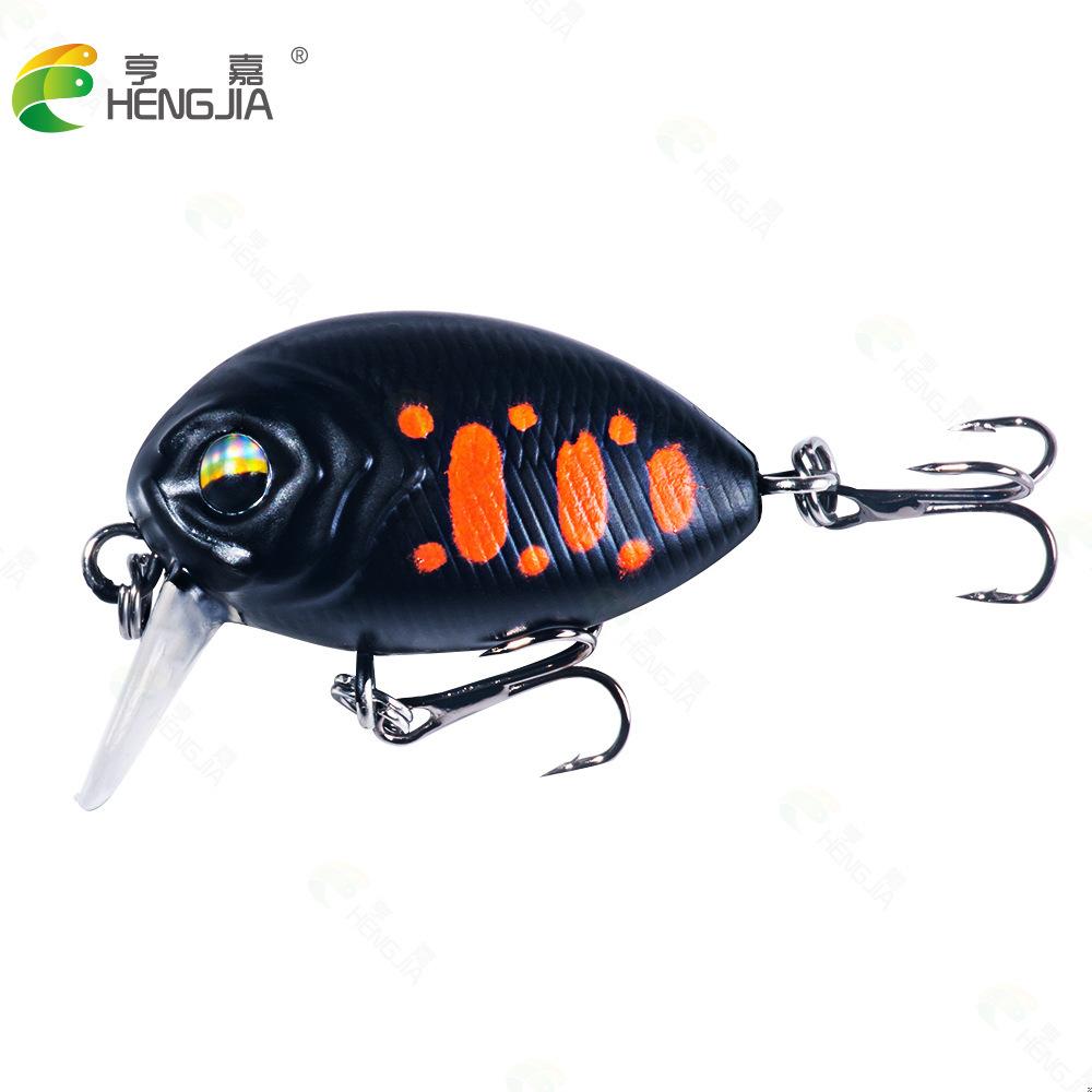 12No.3.8CM3.8GFloating Rock Small Fat Lure Bait Bionic Fake Bait Universal for Freshwater and Saltwater Bass and Mandarin Fish
