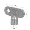Exhaust Valve Wrench Radiator Exhaust Valve Key For Maintenance Fine Texture Lasting Zinc Alloy For Electric Meter Boxes