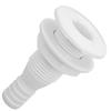 5 8in Thru Hull Fitting Straight ABS Impact Resistance Hose Connector Accessory for Boats Marines