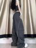 Women's High-Waisted Straight-Leg Cargo Pants - Plus-Size, Wide-Leg, Slimming, Casual, Trendy, Spring/Autumn Collection