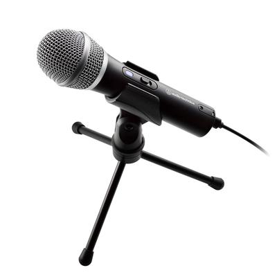 USB-Mikrofon Kommentieren Schwarz audio-technica Telearbeit/Heimarbeit/Live-Übertragung/Aufnahme/Podcast/Live ATR2100x-USB