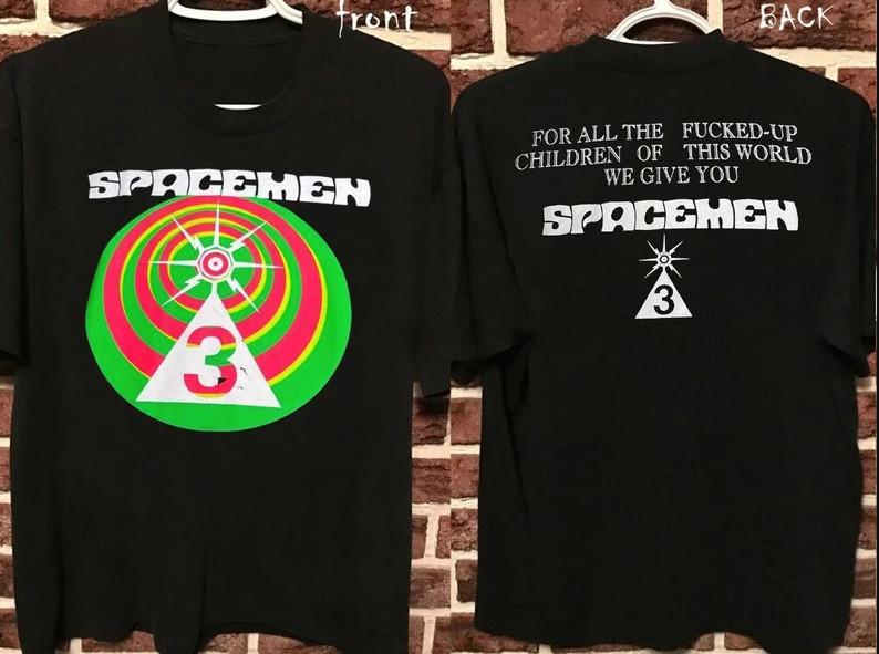 Vintage Spacemen 3 For All Fcked Up Children 1995 Album Promo T-Shirt, Spacemen