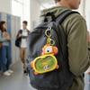 Funny Magnetic Horse-Racing Keychain Cartoon Backpack Charm Novelty Keychain Backpack Accessory