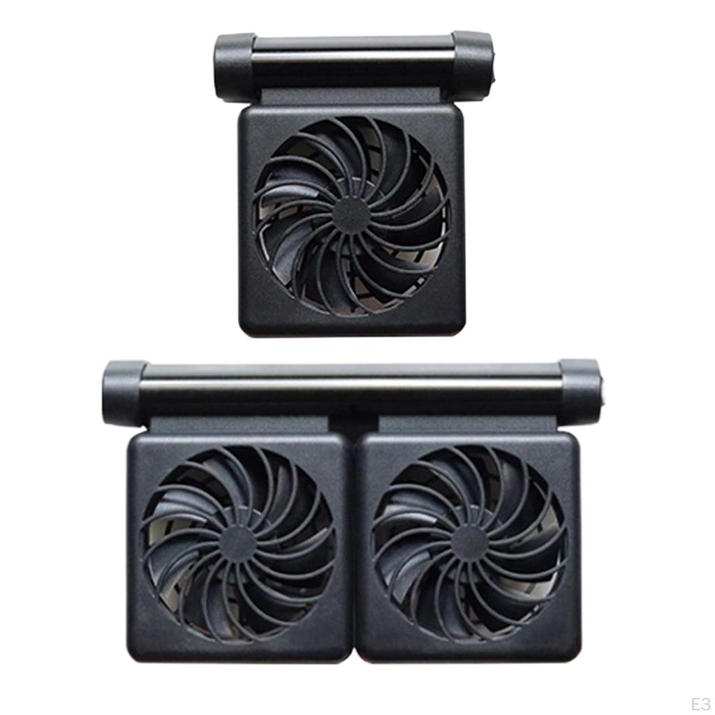 Fish Tank Chiller Adjustable Angle for Temperature Control Fan Single Head
